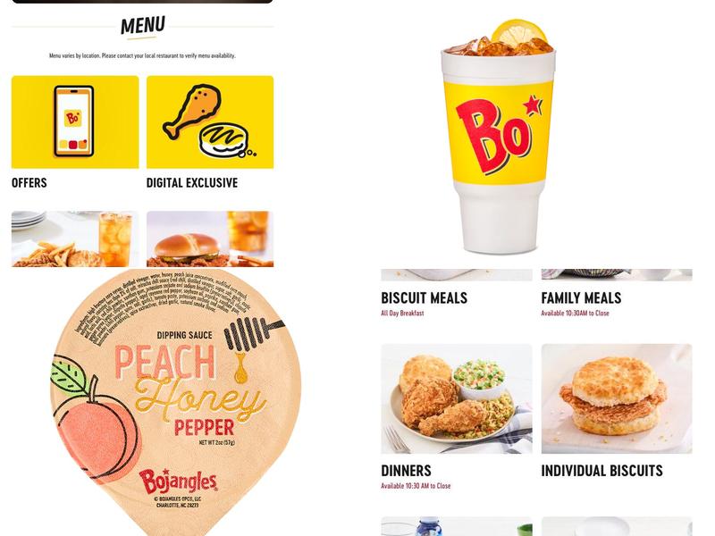Bojangles Menu