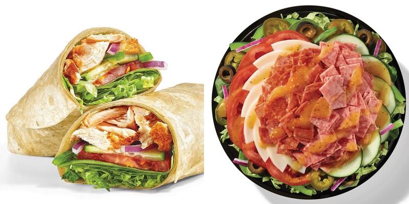 Subway Menu