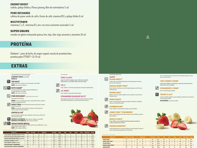Smoothie King Menu