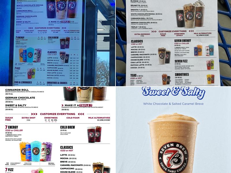 7 Brew Coffee Menu