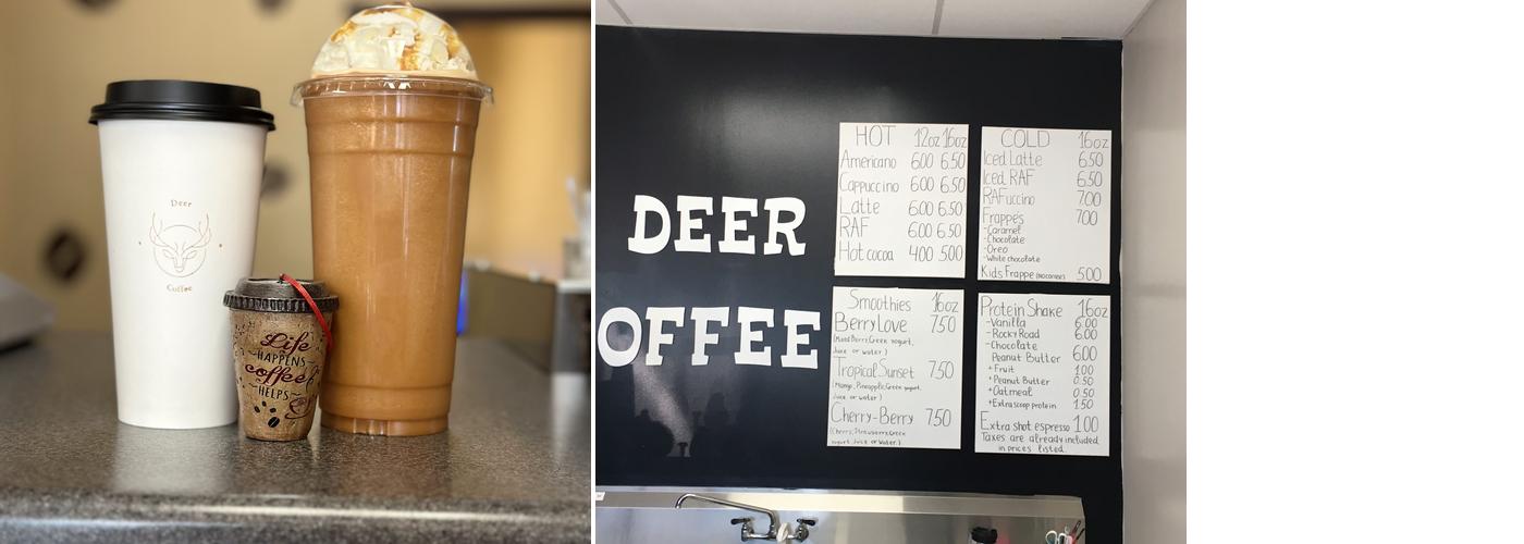 Deer Coffee Menu