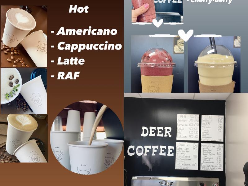 Deer Coffee Menu