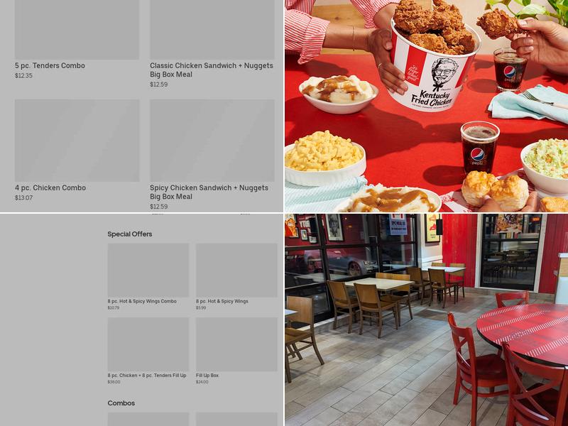 KFC Menu