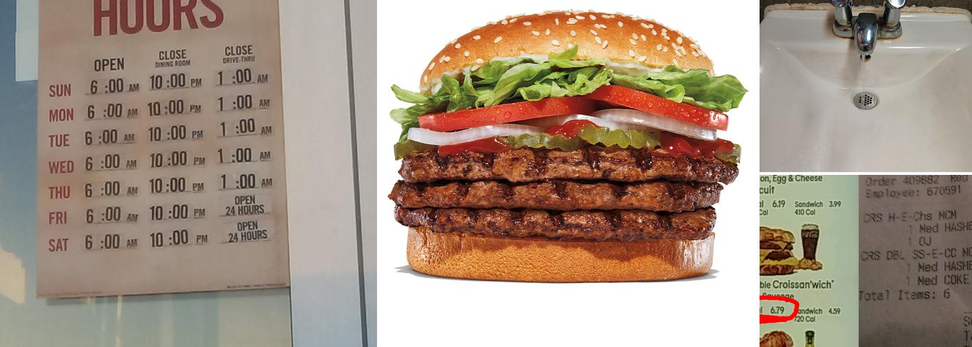 Burger King Menu