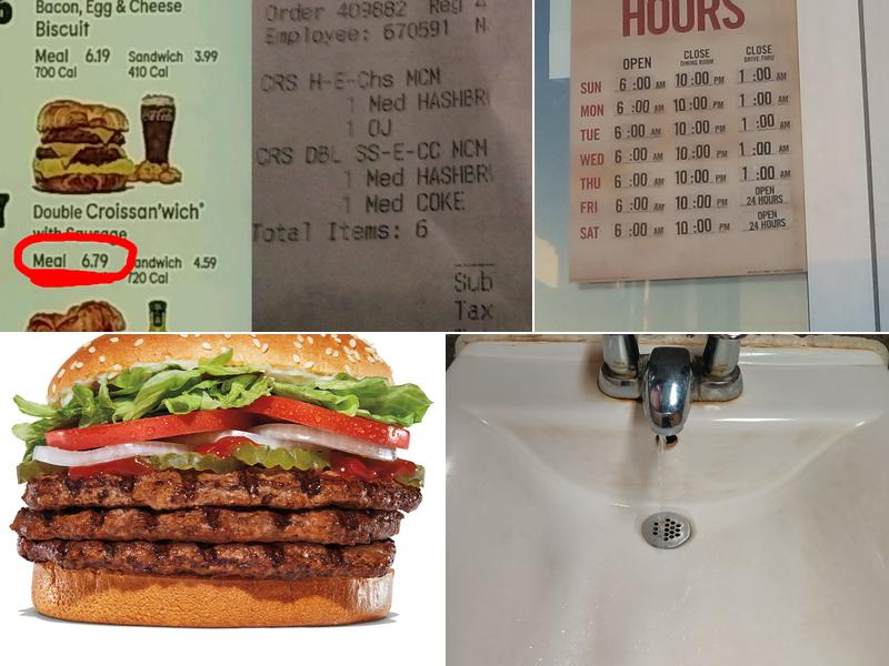 Burger King Menu