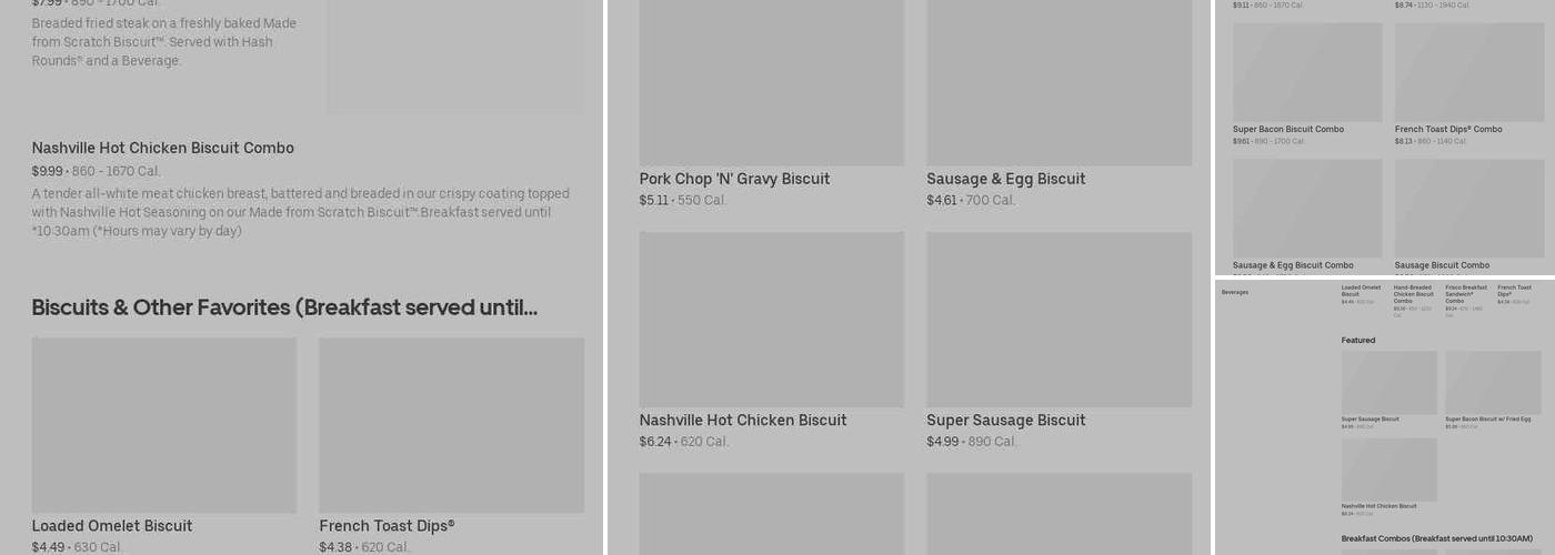 Hardee’s Menu
