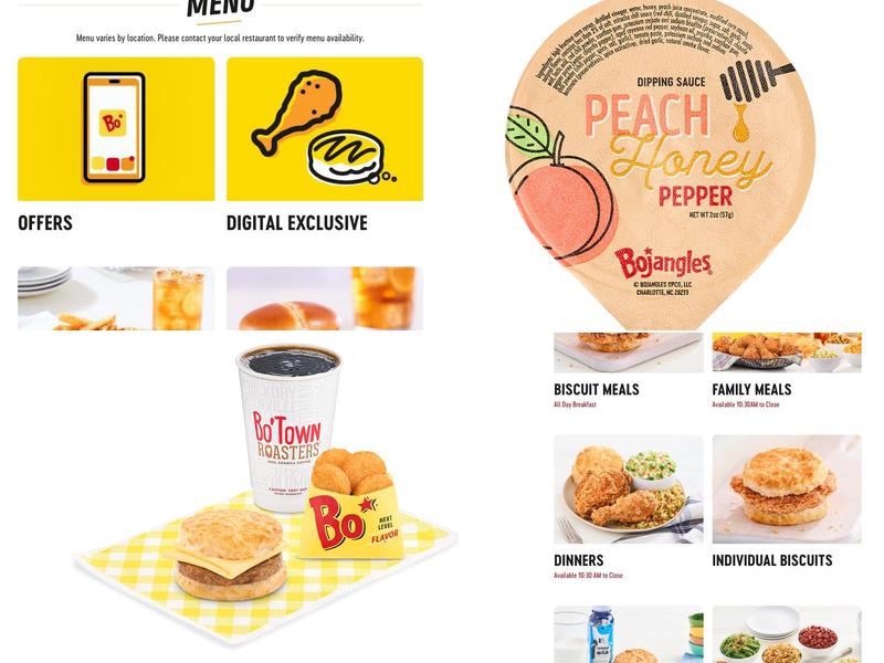 Bojangles Menu