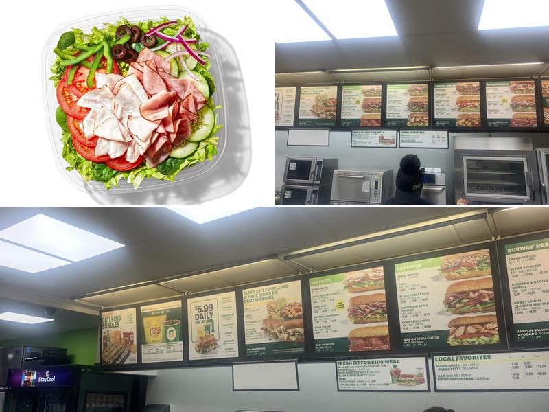 Subway Menu