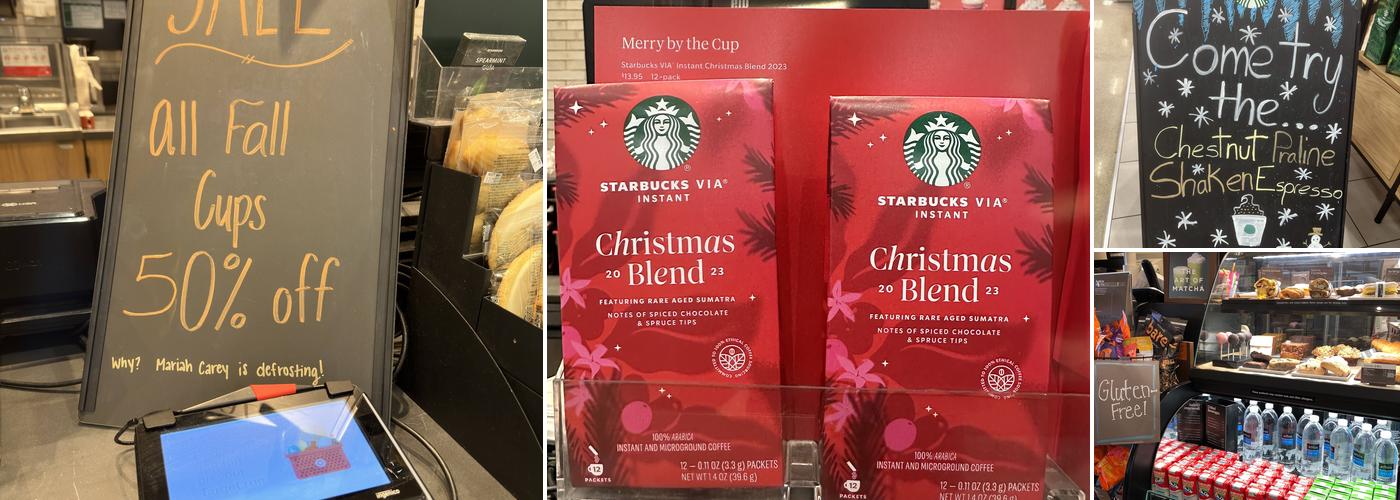 Starbucks Coffee Company Menu