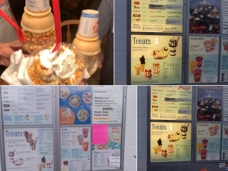 Dairy Queen Menu