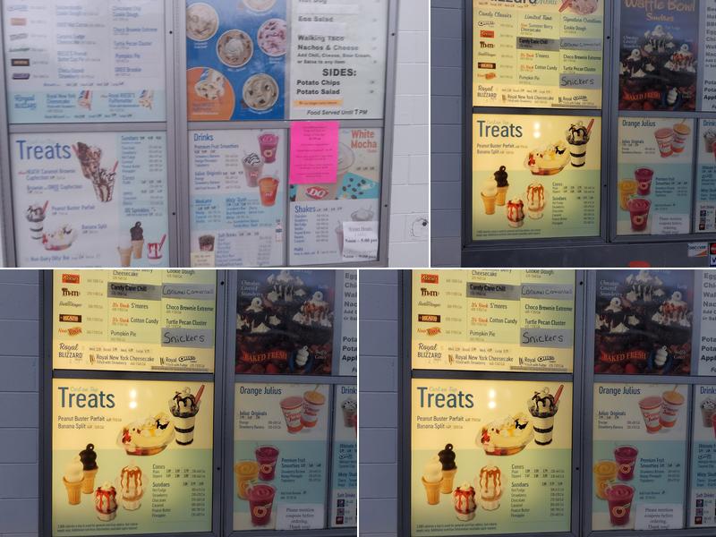 Dairy Queen Menu