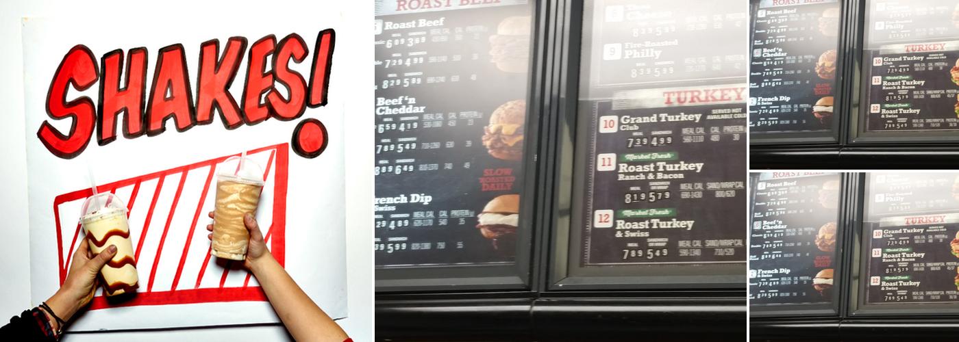 Arby's Menu