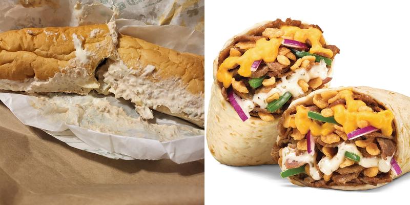 Subway Menu