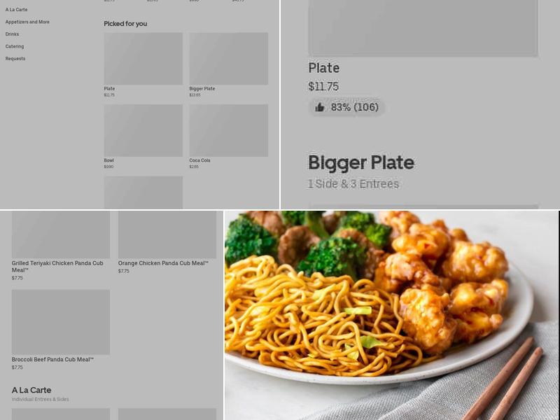 Panda Express Menu