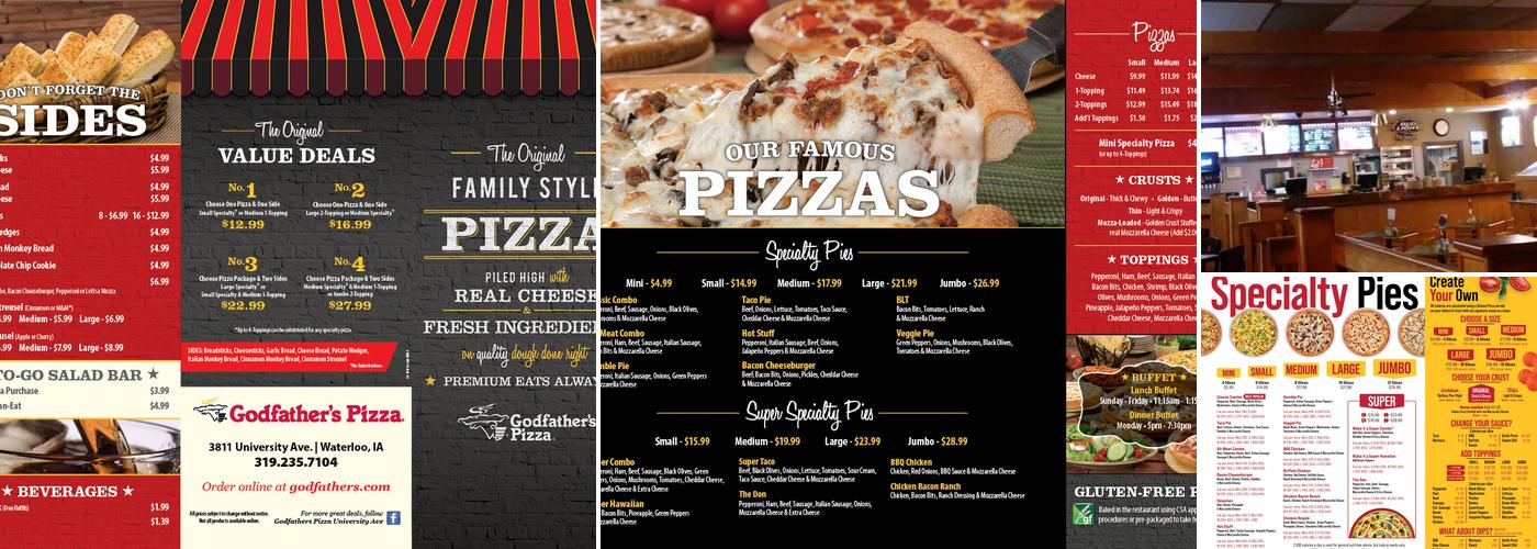 Godfather's Pizza Menu