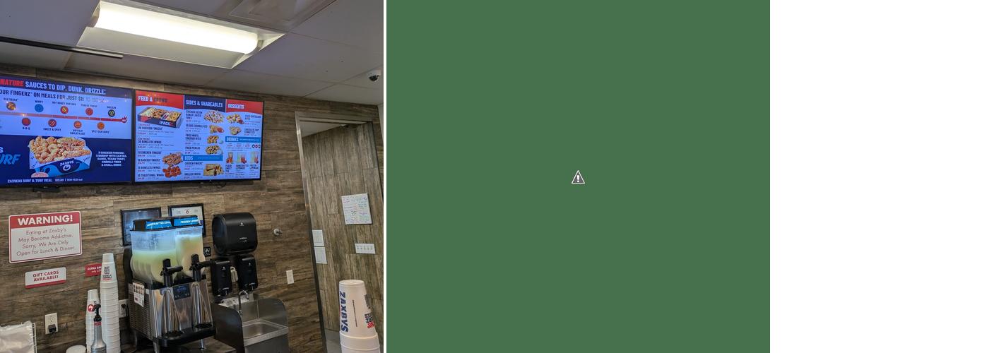 Zaxbys Chicken Fingers & Buffalo Wings Menu