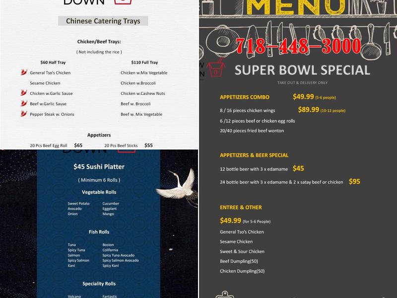 Chow Down Menu