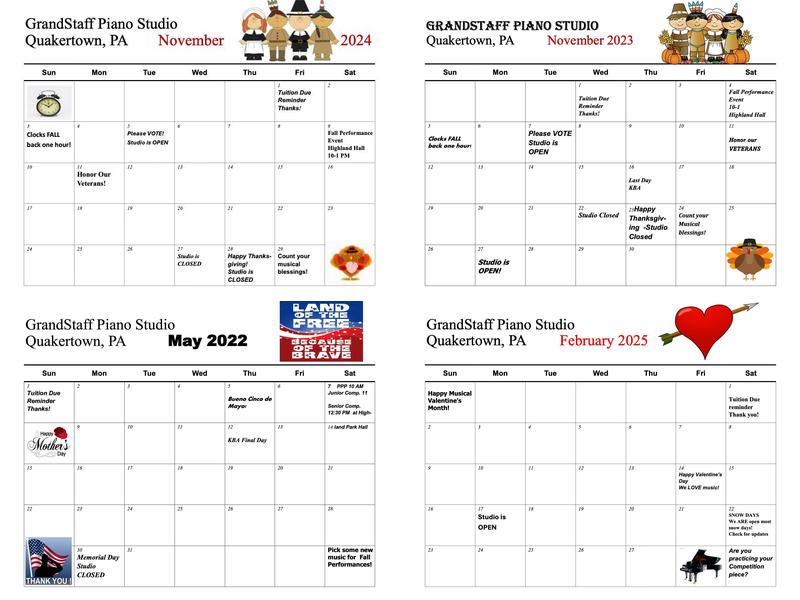 Grand Staff Piano Studio