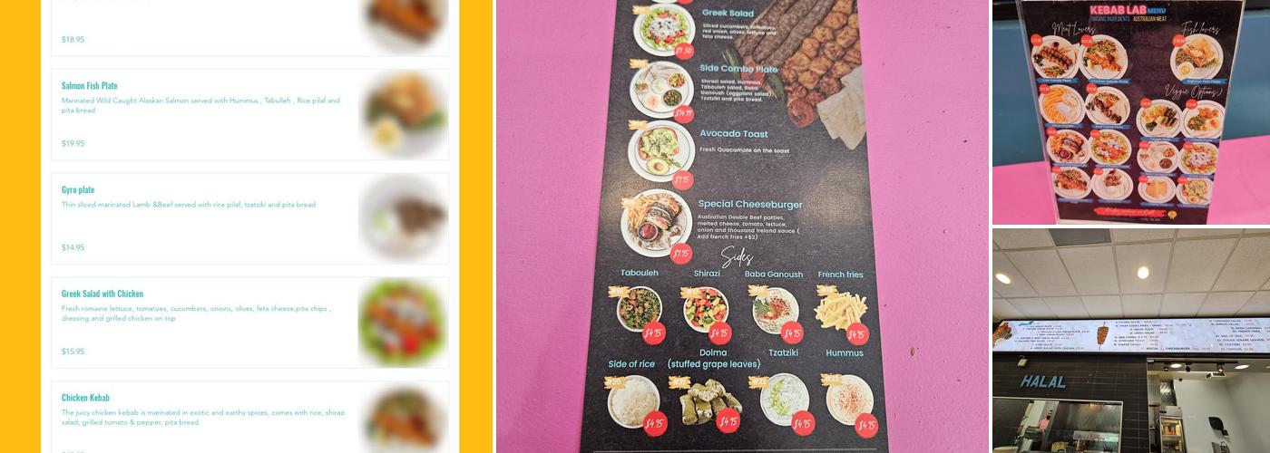 Kebab Lab Menu