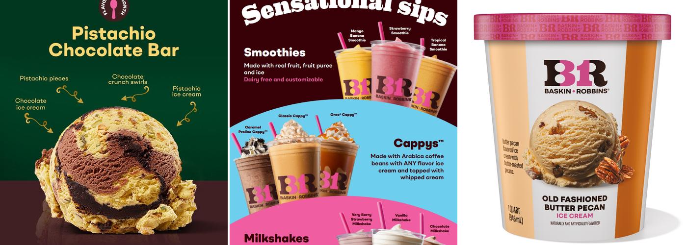 Baskin-Robbins Menu