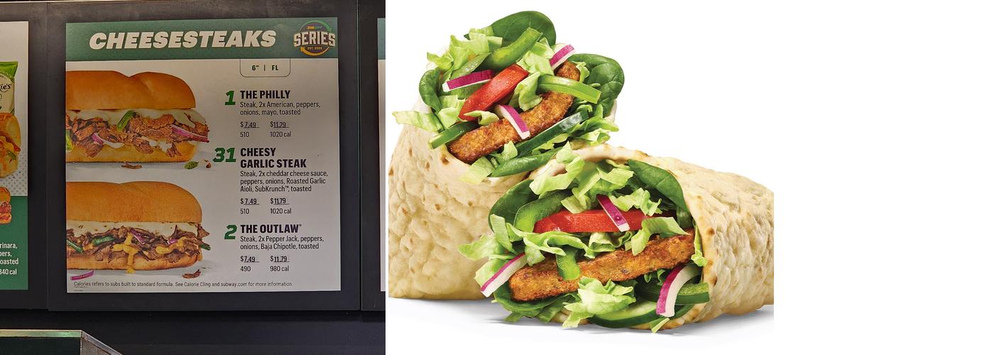 Subway Menu