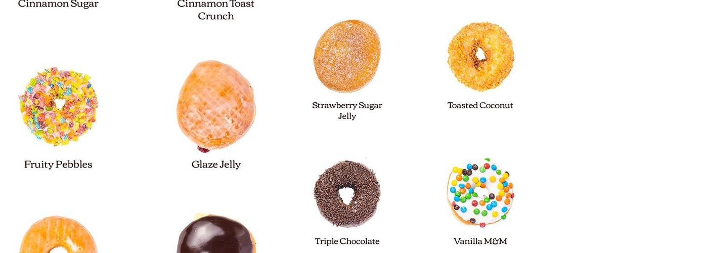 Glaze Doughnuts Menu
