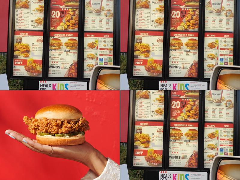 KFC Menu