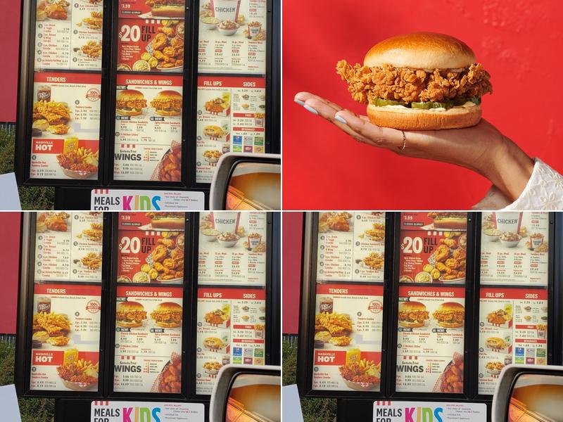KFC Menu