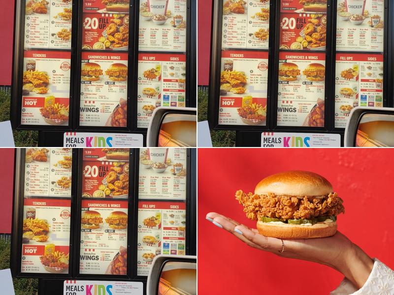 KFC Menu