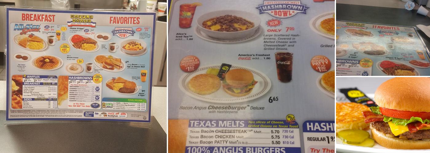 Waffle House Menu
