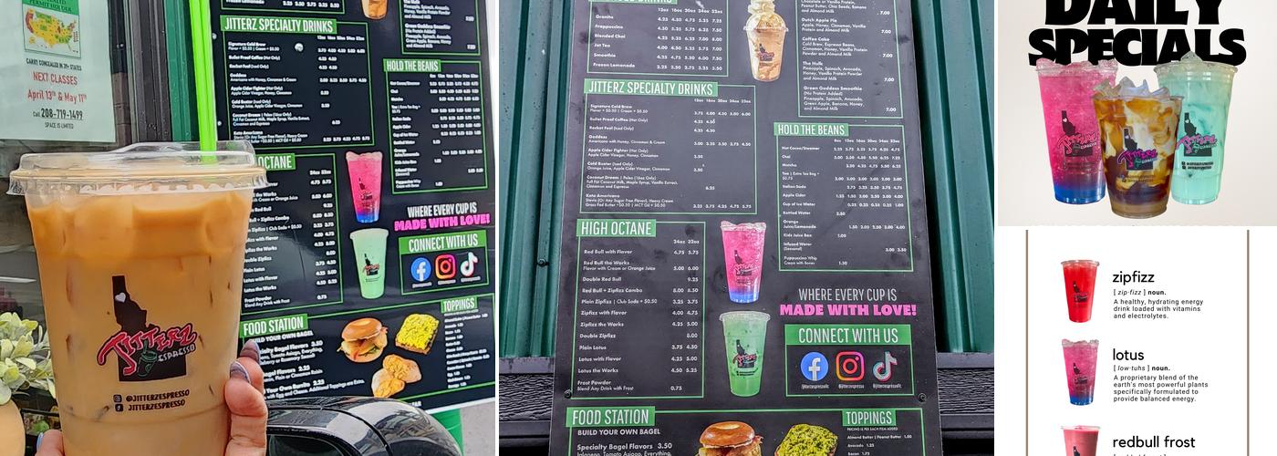 Jitterz Espresso Menu