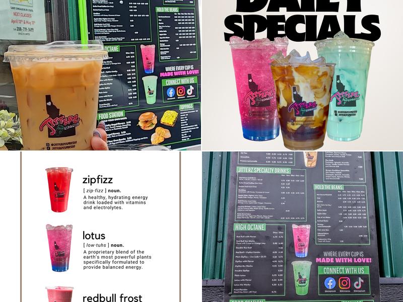 Jitterz Espresso Menu
