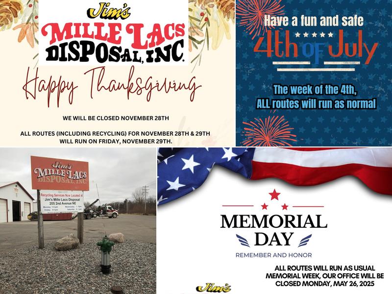 Jim's Mille Lacs Disposal Inc