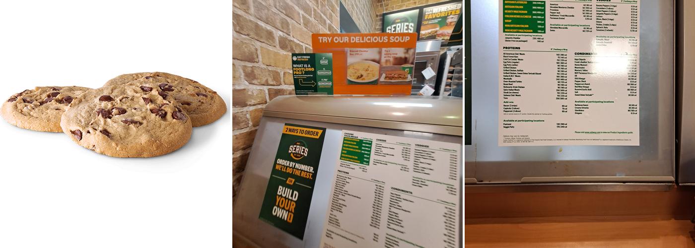 Subway Menu