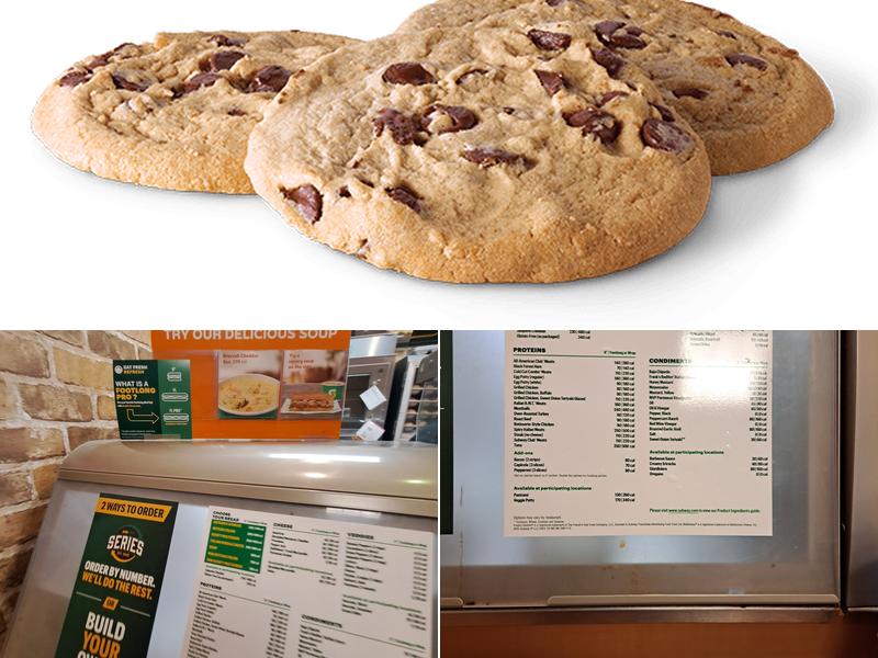 Subway Menu