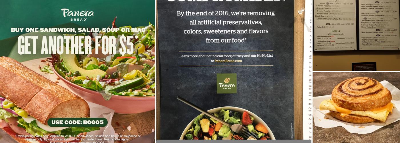 Panera Bread Menu
