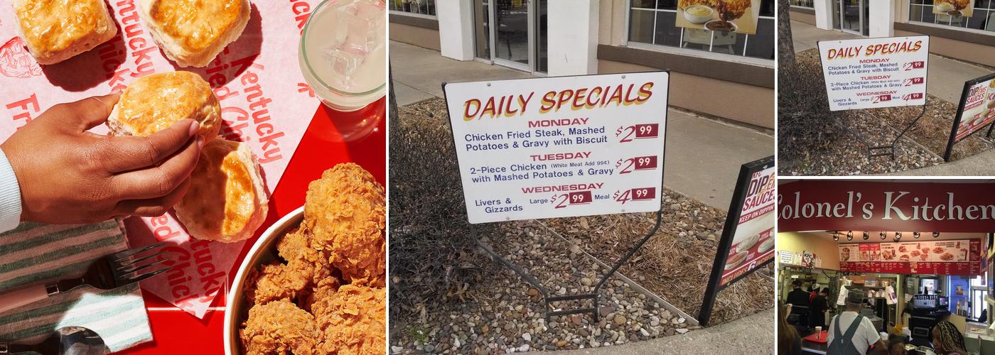 KFC Menu