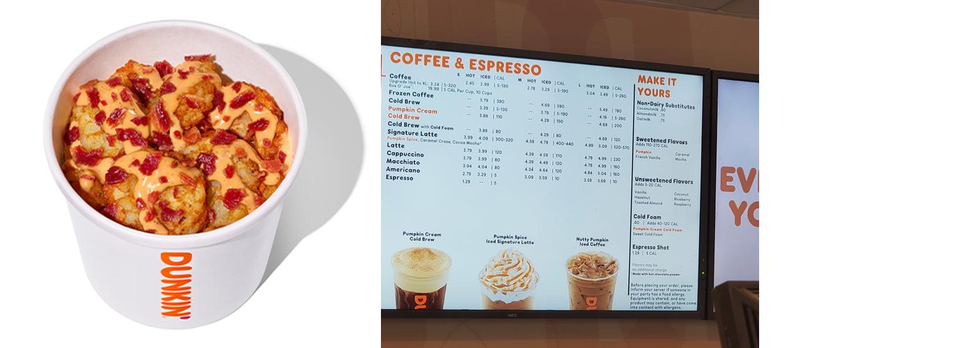 Dunkin' Menu