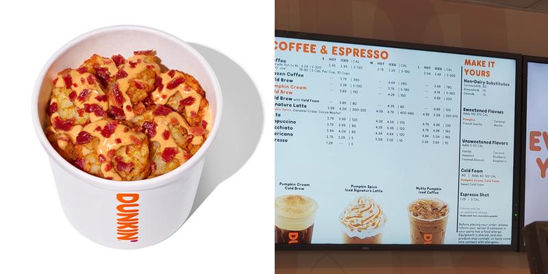 Dunkin' Menu