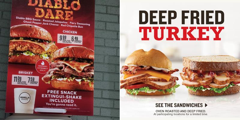Arby's Menu