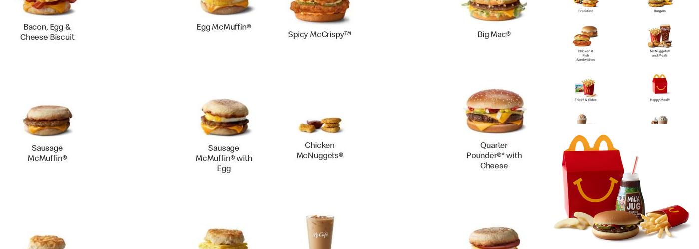 McDonald's Menu