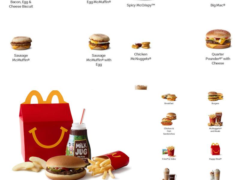 McDonald's Menu