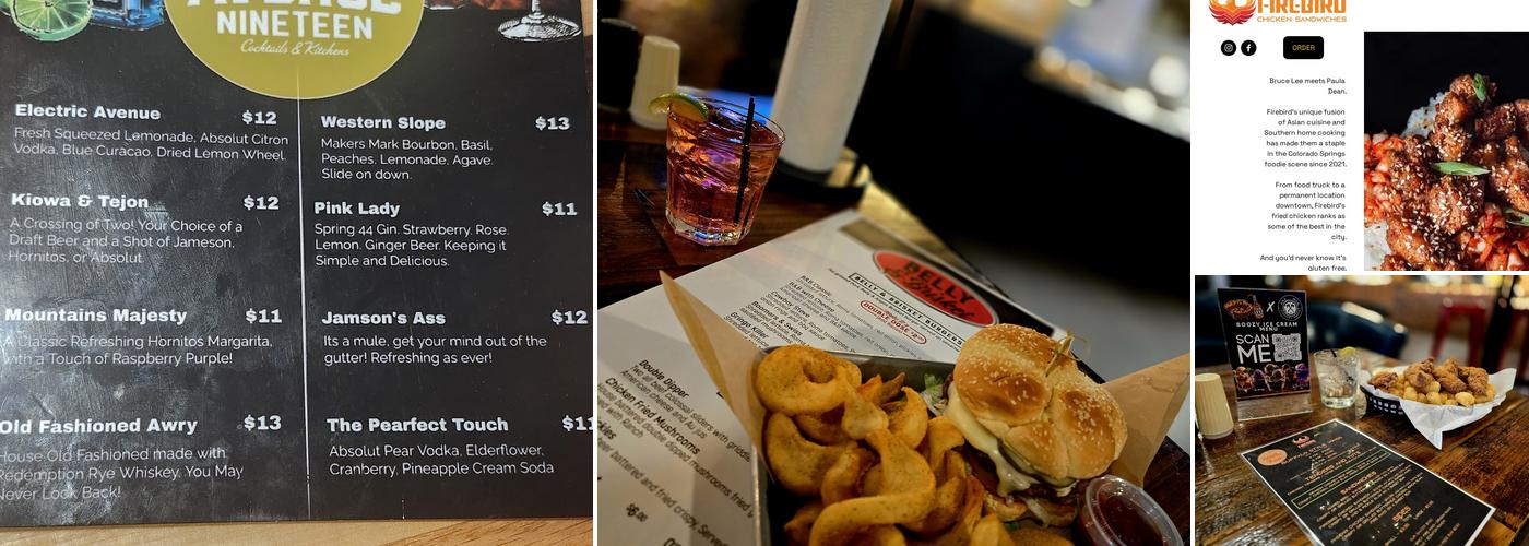Avenue 19 Menu