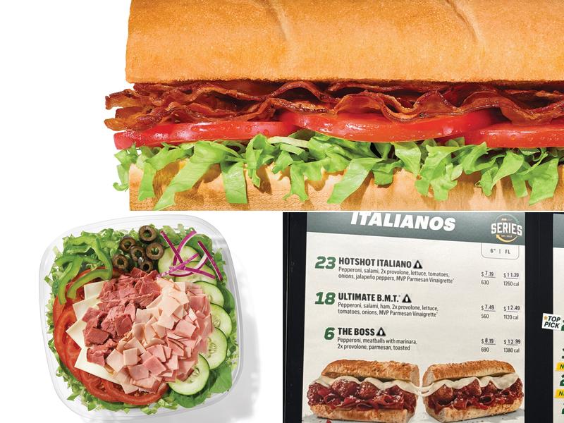 Subway Menu