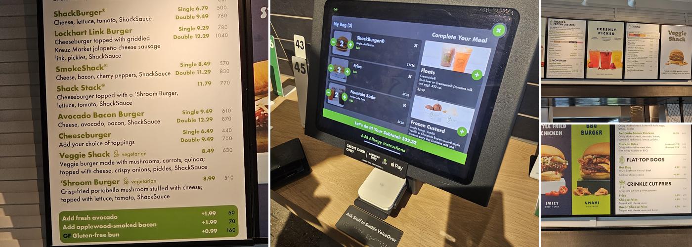 Shake Shack Baybrook Menu