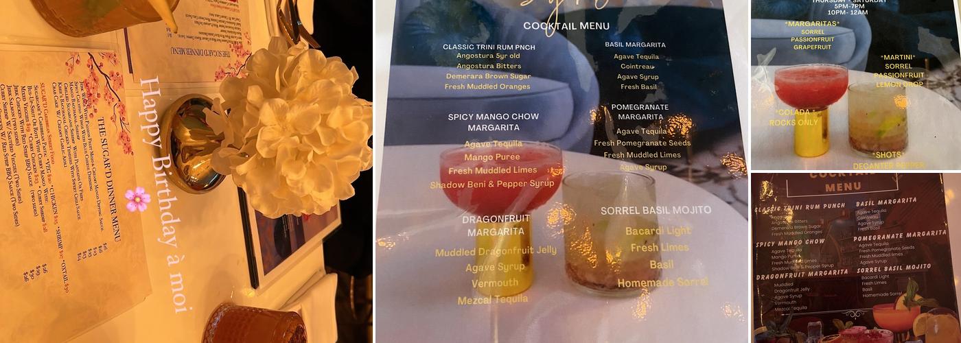 Sugar'd Menu