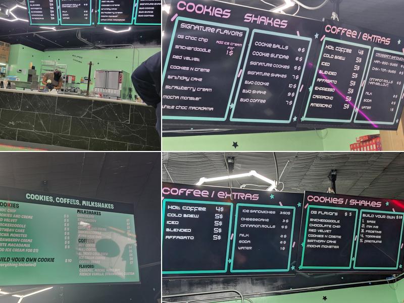 Eclipse Cookies and Coffee Bar` Menu