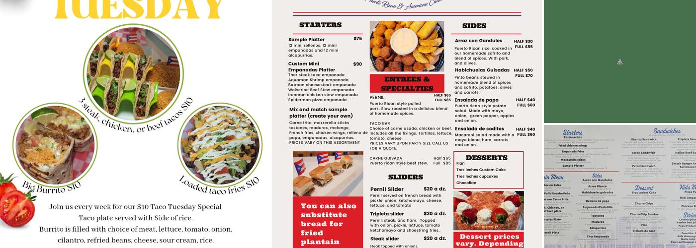 Leo’s Marvelous Bites Menu