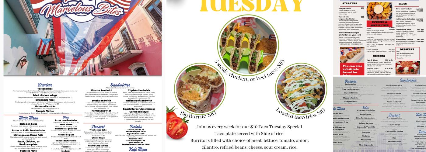 Leo’s Marvelous Bites Menu