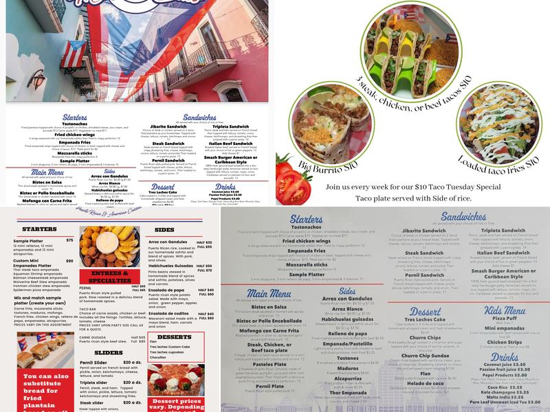 Leo’s Marvelous Bites Menu